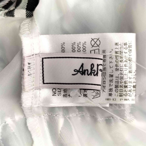 アンクルージュ Ank Rouge ギンガムチェック フリルティアードスカート レディース JPN:M