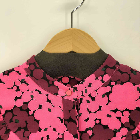 ケイトスペードニューヨーク kate spade NEW YORK 花柄ノースリーブシャツブラウス レディース XS