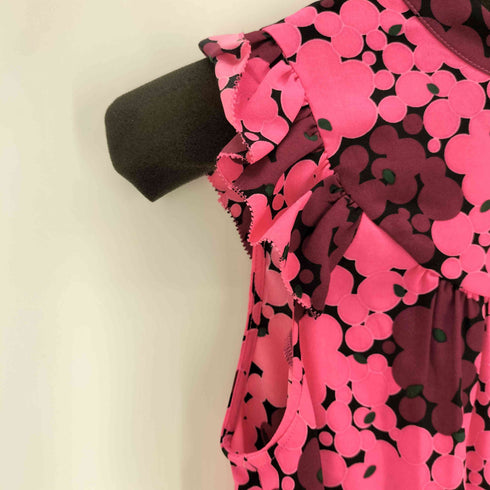 ケイトスペードニューヨーク kate spade NEW YORK 花柄ノースリーブシャツブラウス レディース XS