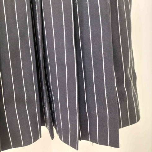 ジャンポールゴルチエフェム Jean Paul GAULTIER FEMME ステッチデザイン ストライプ プリーツスカート レディース 40