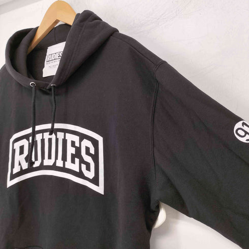 ルーディーズ RUDIES ロゴプリントプルオーバーパーカー メンズ JPN:XL