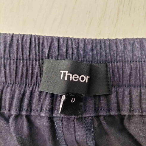 セオリー theory リネンストレートパンツ レディース JPN:0