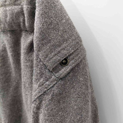 アイムイッセイミヤケ im ISSEY MIYAKE the shirt 80-90S HAMILTON ハミルトン期 L/S バンドカラー ウール シャツ メンズ import:L
