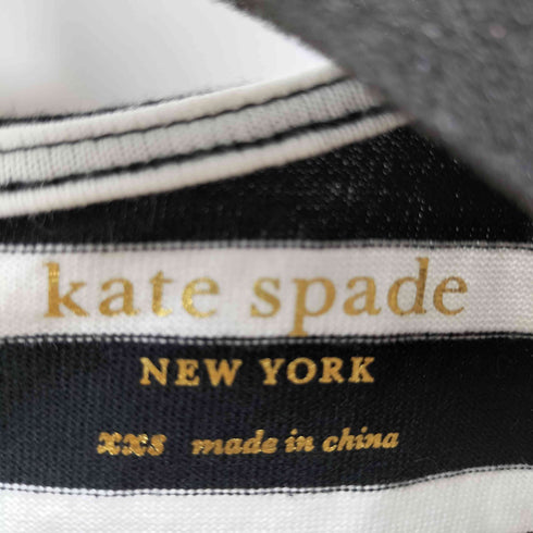 ケイトスペードニューヨーク kate spade NEW YORK ボーダーL/Sワンピース レディース XXS