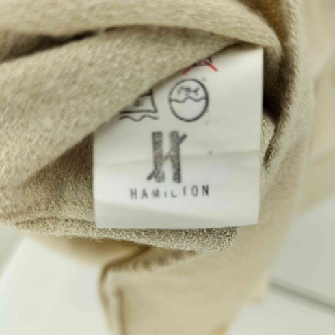 ミヤケデザインスタジオ im MIYAKE DESIGN STUDIO 80-90S HAMILTON ハミルトン期 L/S レーヨン 90% ウール 混紡 起毛 ドレス シャツ バック インバーテッド プリーツ メンズ JPN:L