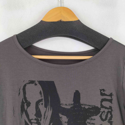 フロントプリント L/S カットソー Y2K レディース