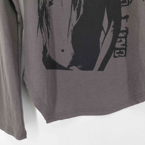 フロントプリント L/S カットソー Y2K レディース