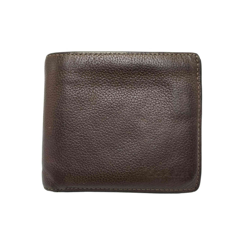 コーチ COACH フロントロゴ刻印 レザー 二つ折り 財布 メンズ