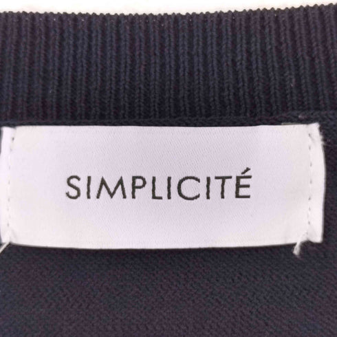 シンプリシテェ SIMPLICITE フレンチスリーブ ニット レディース FREE