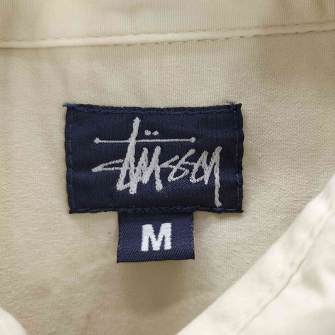 ステューシー Stussy 90S OLD 紺タグ USA製 L/S コットン シャツ メンズ import:M