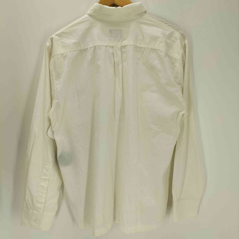 ステューシー Stussy 90S OLD 紺タグ USA製 1980 L/S 比翼 コットン ワーク シャツ メンズ import:L