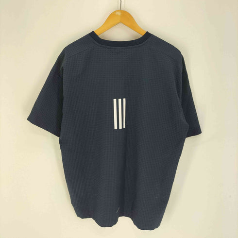 アディダス adidas ストレッチ シアサッカー ルーズ Tシャツ メンズ JPN:L