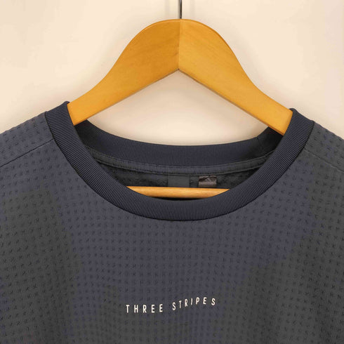 アディダス adidas ストレッチ シアサッカー ルーズ Tシャツ メンズ JPN:L