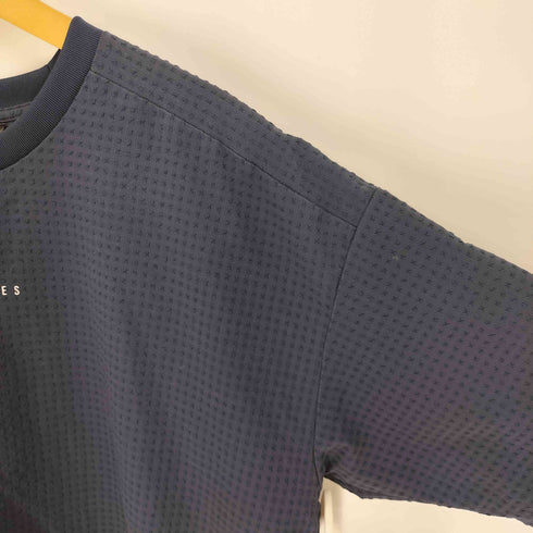 アディダス adidas ストレッチ シアサッカー ルーズ Tシャツ メンズ JPN:L