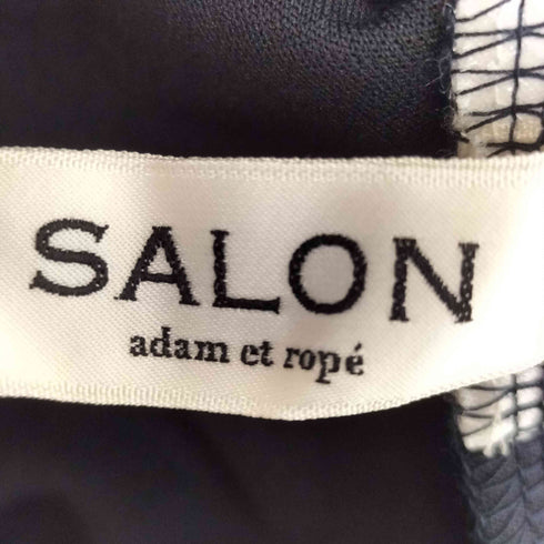 サロンアダムエロペ SALON adam et rope バックオープン リボン 長袖ワンピース レディース FREE