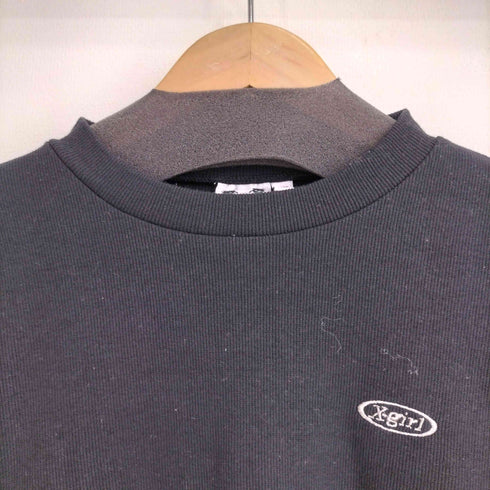 エックスガール X-girl OVAL LOGO CROPPED TOP レディース JPN:S