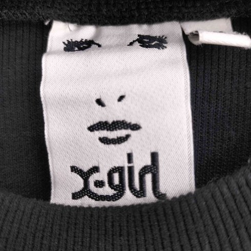 エックスガール X-girl OVAL LOGO CROPPED TOP レディース JPN:S