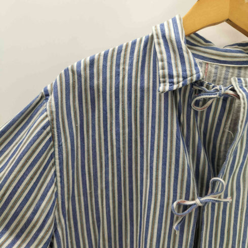 50-60S ブルガリア軍 スリーピング グランパ L/S パジャマ シャツ メンズ