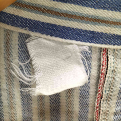 50-60S ブルガリア軍 スリーピング グランパ L/S パジャマ シャツ メンズ