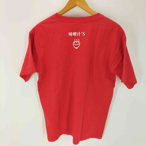 アンビル Anvil ボディ 味噌汁S 味 プリント バンド S/S Tシャツ メンズ import:M
