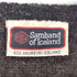 SAMBAND OF ICELAND 肩レザーパッチ 総柄ニット メンズ