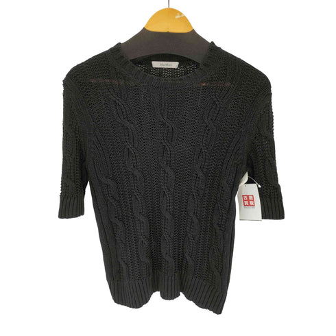 マックスマーラ MAX MARA 半袖メッシュリブニット レディース