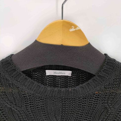 マックスマーラ MAX MARA 半袖メッシュリブニット レディース