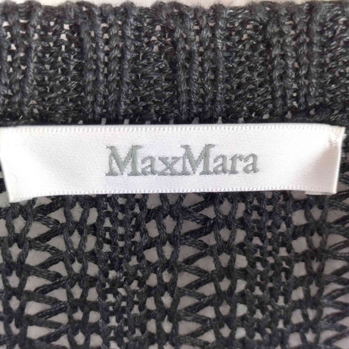 マックスマーラ MAX MARA 半袖メッシュリブニット レディース