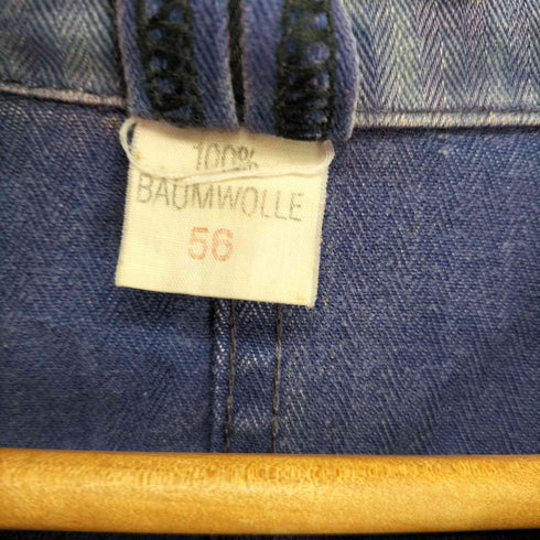 ユーロミリタリー Euro military 40~60s baumwolle サンフェード比翼 ユーロワークジャケット メンズ 56
