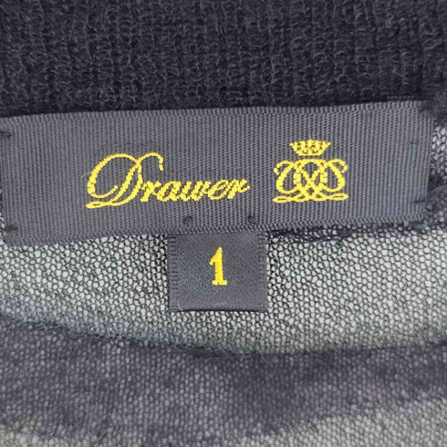 ドゥロワー Drawer S/Sシアーニットチュニック レディース