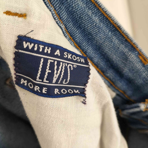 リーバイス Levis WITH A SKOSH MORE ROOM 80-90s USA製 ボタン裏515 ジップフライデニムパンツ メンズ W33