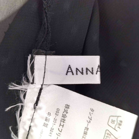 ANNA LUNA シアー ボウタイブラウス レディース