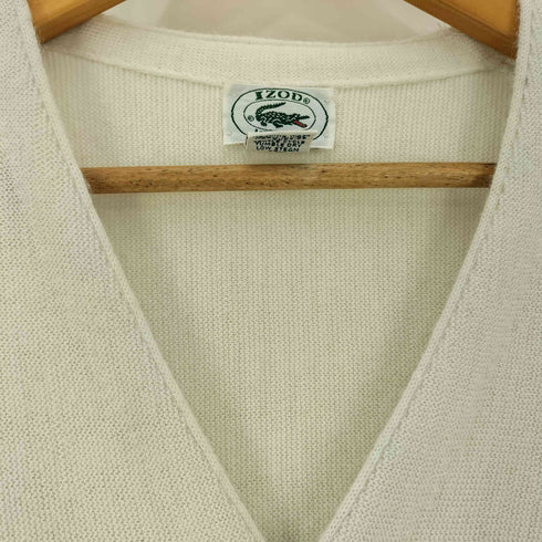 アイゾッドラコステ IZOD LACOSTE 90S USA製 アクリル カーディガン メンズ import:S