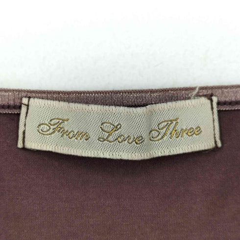 FROM LOVE THREE ラインストーン加工 レースキャミソール レディース