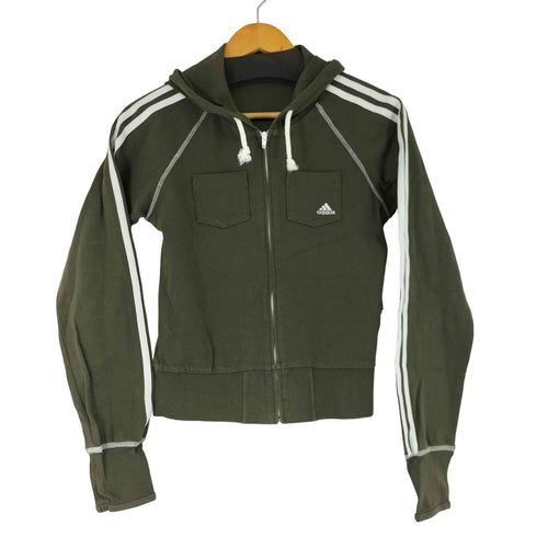 アディダス adidas 00S アームライン ジップアップ パーカー サムホール レディース JPN:L