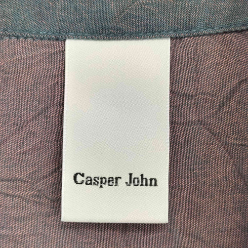 キャスパージョン CASPER JOHN Various loose shirts -striped crepe-/バリアスルーズシャツ -楊柳- メンズ JPN:M