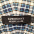 バーバリーブラックレーベル BURBERRY BLACK LABEL ホース刺繍 異素材切替 L/S チェックシャツ メンズ 3