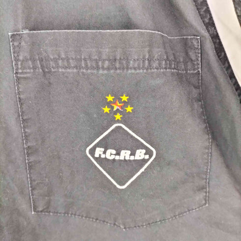 ナイキエフシーアールビー NIKE F.C.R.B ロゴ刺繍 半袖 シャツ メンズ S