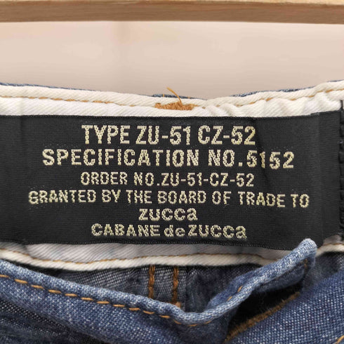 ズッカ ZUCCa TYPE ZU-51 ボタンフライ デニムパンツ レディース JPN:L