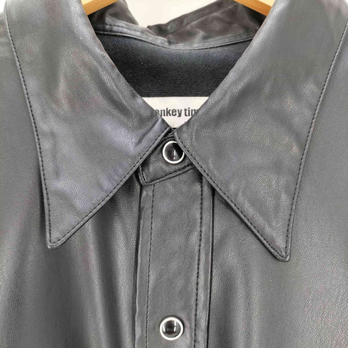 モンキータイム MONKEY TIME FAUX LTHR SS WESTEREN SHIRT/ウエスタンシャツ メンズ JPN:L