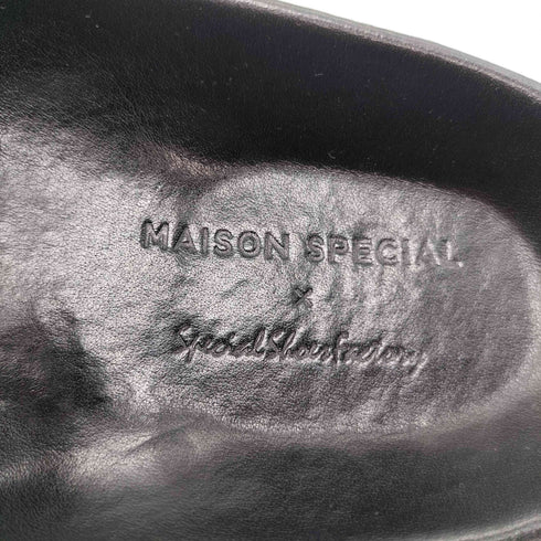 メゾンスペシャル MAISON SPECIAL × Special Shoe Factory コラボ 東京産 タンクソール シャワー サンダル クロコ 型押し メンズ JPN:26.5