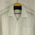フェアファクス FAIRFAX リネン100 S/S ストライプ オープンカラーシャツ メンズ JPN:XL