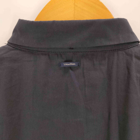 エスマックスマーラ S Max Mara ウエストリボンシャツワンピース レディース