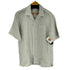 フェアファクス FAIRFAX リネン100 S/S ストライプ オープンカラーシャツ メンズ JPN:XL