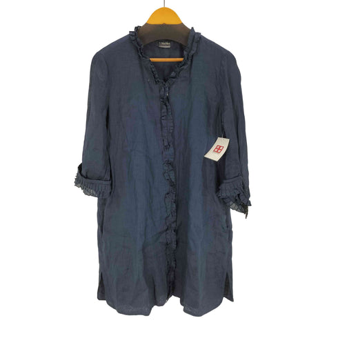 エスマックスマーラ S Max Mara フリルシャツワンピース レディース
