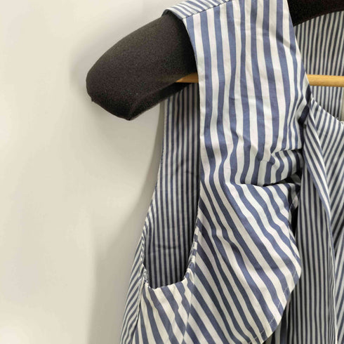 ウィークエンドマックスマーラ Weekend Max Mara ストライプ ノースリーブリボンワンピース レディース