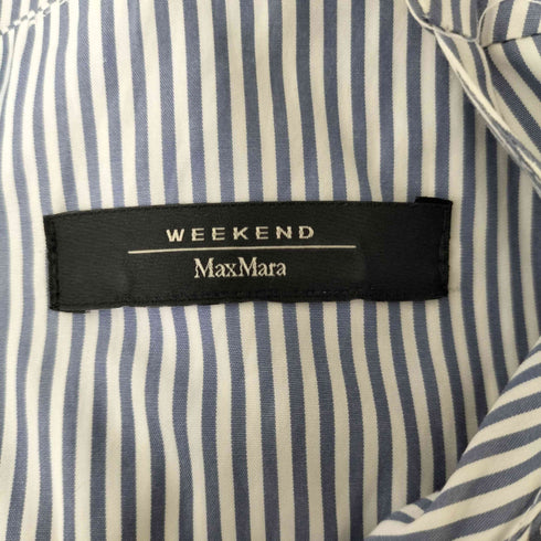 ウィークエンドマックスマーラ Weekend Max Mara ストライプ ノースリーブリボンワンピース レディース