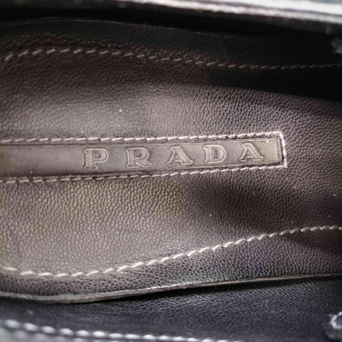 プラダ PRADA レザー ローカットスニーカー レディース EUR:36