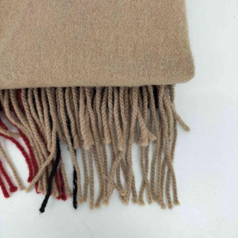 ツイードミル TWEEDMILL イギリス製 チェック ウール フリンジ マフラー レディース