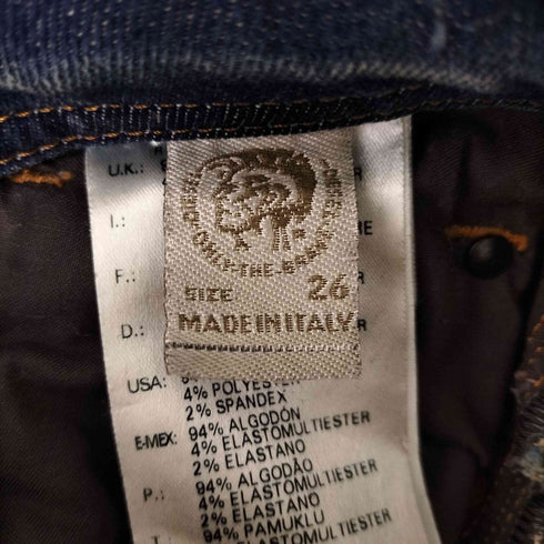 ディーゼル DIESEL SLEENKER ダメージ加工デニム レディース W26L30